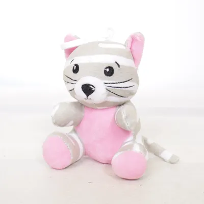 Kuscheltier (Pink, Grau, Weiß)