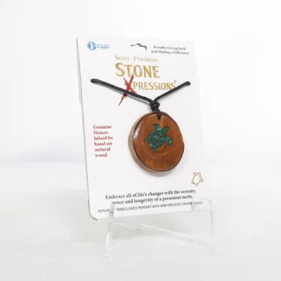 Necklace (Brown, Green, Black) from Cotton Expressions Unknown metal