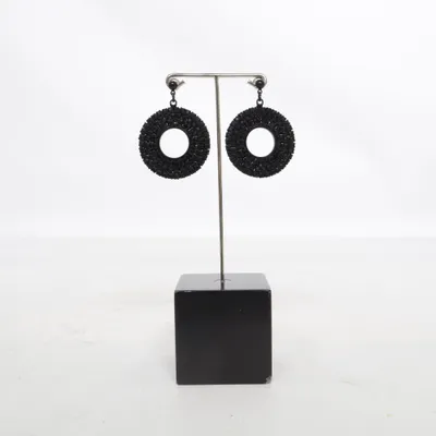 Boucles d'oreilles (Noir) de Albrekts Guld Métal inconnu