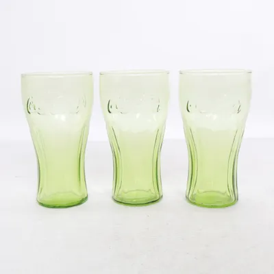 Drinkglas (Groen) van Coca Cola