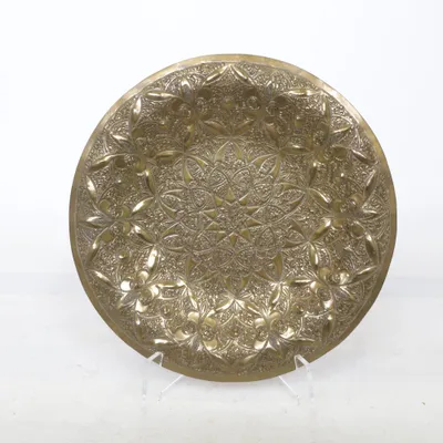 Väggtallrik (Guldfärgad)