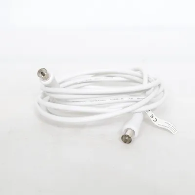 Coaxial cable (White)