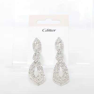 Oorbellen (Zilver) van Glitter Onbekend materiaal