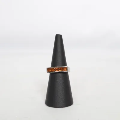 Bague (Argent, Orange) de Swarovski Métal inconnu