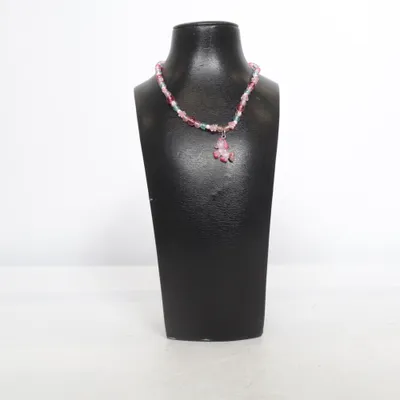 Ketting (Roze) Onbekend materiaal