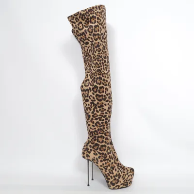 Boots (Brown, Multicolored) from Giaro Faux leather, Faux suede, Polyurethane