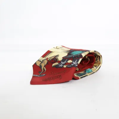 Cravate (Rouge, Multicolore) de Pierre Rouchard Soie