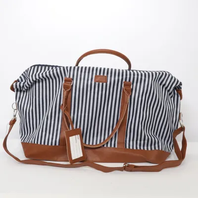 Weekendbag (Svart, Vit, Brun)