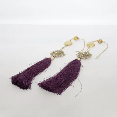 Curtain tieback  (Purple, Gold)