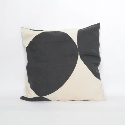 Pyntepude (Beige, Sort) fra H&M Home Bomuld