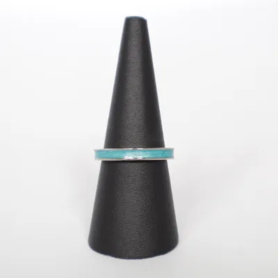 Ring (Silver, Blue) Unknown metal