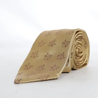 Stropdas (Beige, Bruin) van Graf Longina Zijde