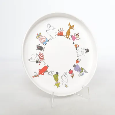 Tallrik (Vit, Flerfärgad) från Moomin by Martinex