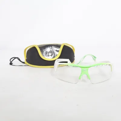 Sportglasögon (Transparent, Grön, Vit) från Unihoc