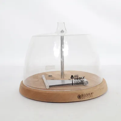 Cloche à fromage (Marron, Transparent, Argent) de Boska