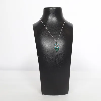Halsband (Silverfärgad, Flerfärgad) Okänd metall