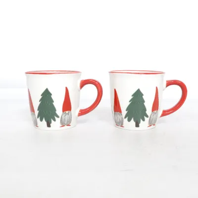 Mugg (Vit, Röd, Grön)