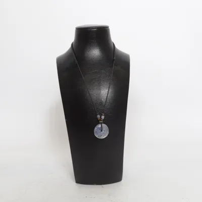 Collier (Bleu, Noir) Métal inconnu