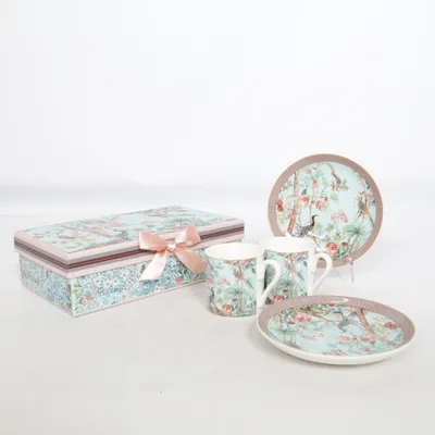 Serveringsset (Blå, Flerfärgad)