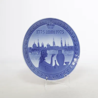 Vægtallerken (Bicentenary) fra Royal Copenhagen