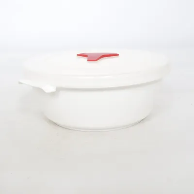 Boîte à déjeuner (Blanc, Rouge) de JES Collection