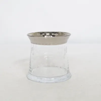 Drinking glass (Transparent, Silver) from Lene Bjerre