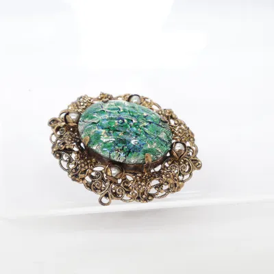 Broche (Guld, Flerfarvet) Ukendt metal