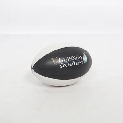 Rugby ball (Black, White) from Guinness