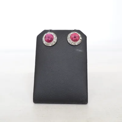 Örhängen (Rosa) från Snö of Sweden Okänd metall