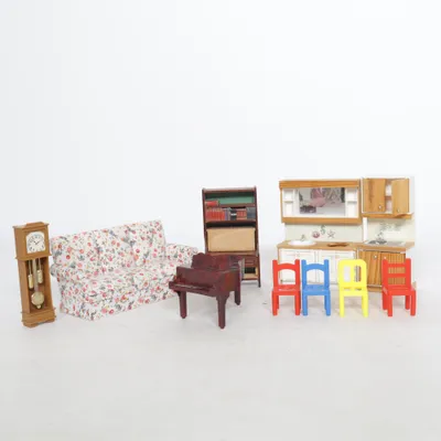 Meubles pour maison de poupée (Multicolore)