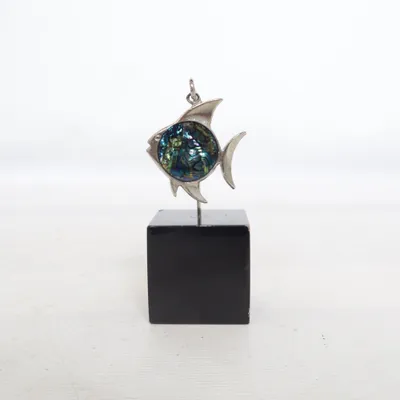 Pendant (Silver, Multicolored) Unknown metal