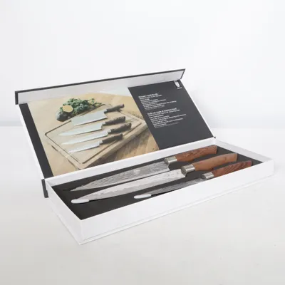 Knivset (Silverfärgad, Brun) från Dorre