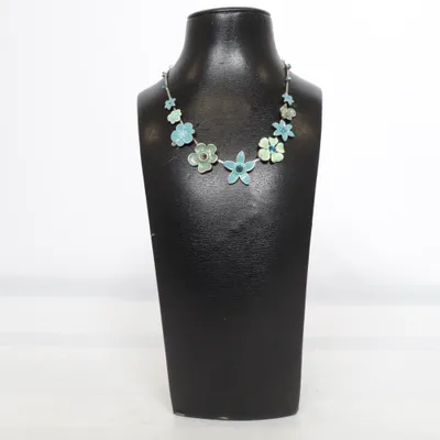 Necklace (Silver, Blue, Green) from Pilgrim Unknown metal