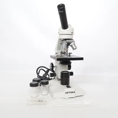 Mikroskop (Grå, Svart) från Optika