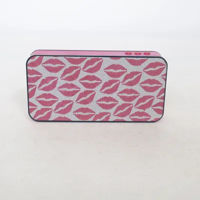 Bluetooth speaker (Pink, White, Red) from Dabney Lee