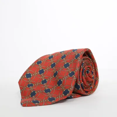 Stropdas (Rood, Blauw, Goud) van Simons Zijde