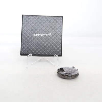 Halsbandsur (Svart) från Treeweto Okänd metall