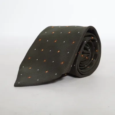 Stropdas (Groen, Meerkleurig) van Profuomo Zijde