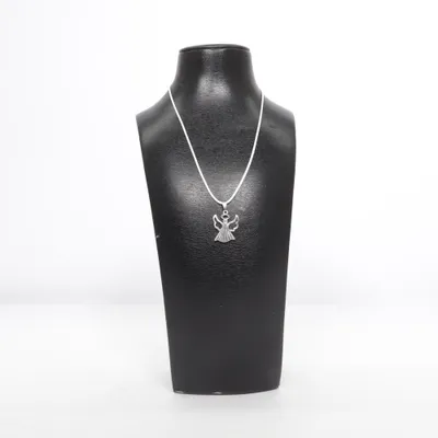 Ketting (Wit, Zilver) Onbekend materiaal
