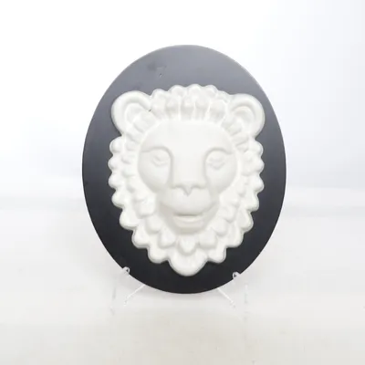 Väggrelief (Svart, Vit)