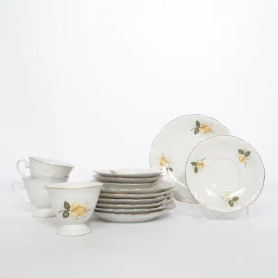 Tableware (White, Multicolored) from Wawel