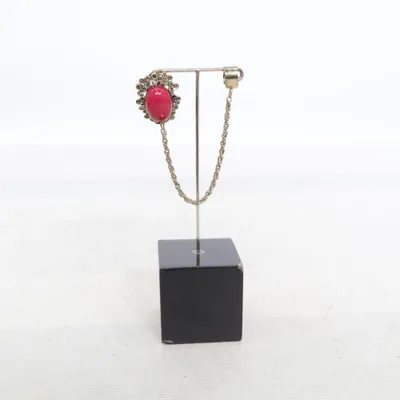 Ohr Schmuck (Pink, Gold) Unbekanntes Metall