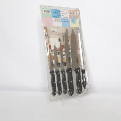 Knivset (Svart, Silverfärgad) från Lidl