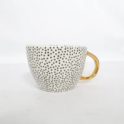 Mug (White, Black, Gold) from Form Living