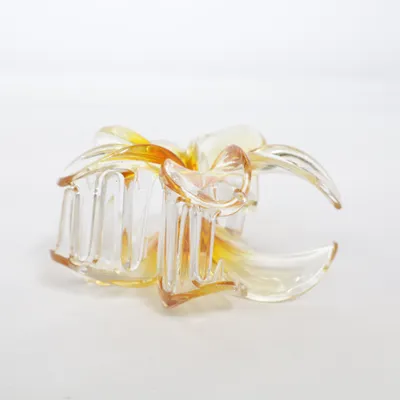 Hårklämma (Gul, Brun, Transparent)