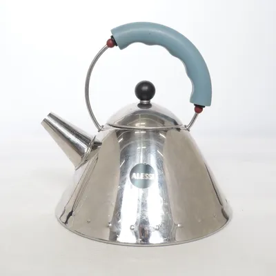 Vattenkittel (Silverfärgad, Blå) från Alessi