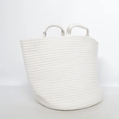 Panier de rangement (Blanc) de Zara Home Coton, Polyester