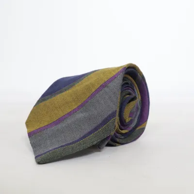 Tie (Purple, Yellow, Gray) from Westbury Wool