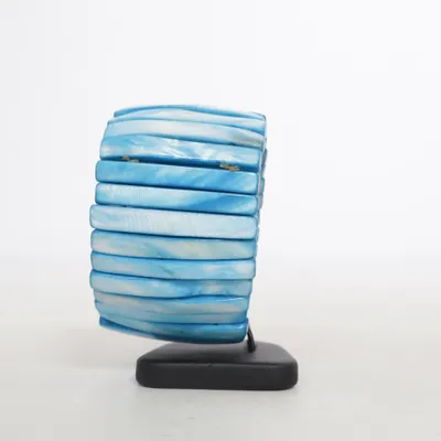 Bracelet (Blue, White) Rubber, Tin