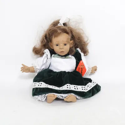 Doll (Green, White) from Berna